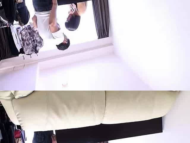 Double Creampie for petite Japanese Teen 18 at MMF