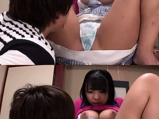 Busty Japanese with big boobs