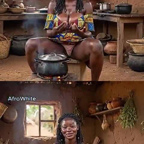 nigerian afro village pair enjoyed raw sex [AI Porn]