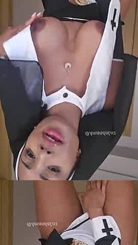 Ebony nun with a large booty having a great time (full episode on red)