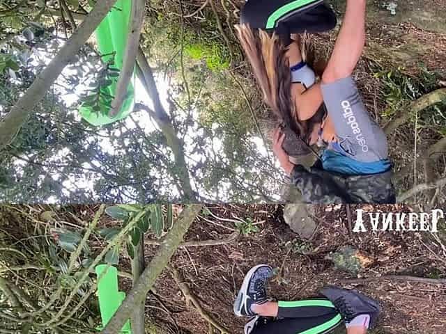 Colombian Teen's Outdoor Passion Ignites with Sultry Heat