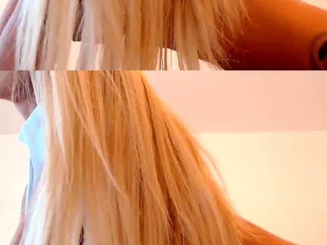 Curly Blonde Teen Records Solo Dildo Masturbation More at