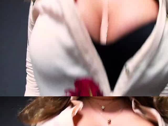 Great Big Boobs On Masturbating Redhead