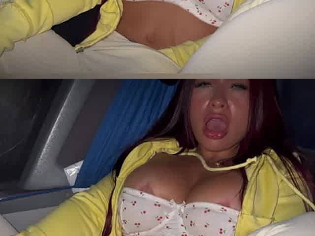 I Fuck a Stranger on a Bus and Make Her Cum in Her Beloved Leggings