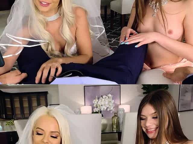 A naughty pre wedding foursome with Elsa Jean, Emily Willis