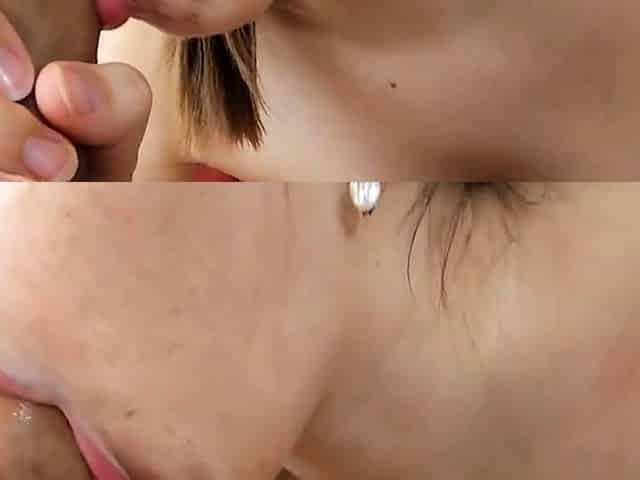 Cum On Hairy Pussy - Amateur Blowjob Brunette MILF