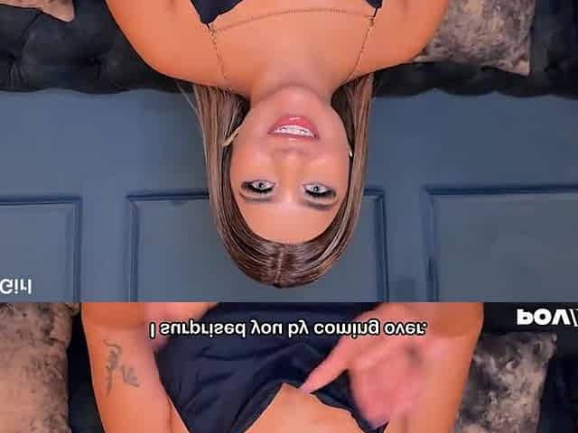 Naty Delgado visits me at home and we bang in front of everybody (Exhibitionism) - POVLatinGirl