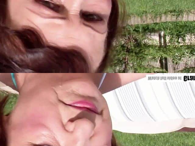 Bikini Granny Enjoys Sex With Her y. Lover