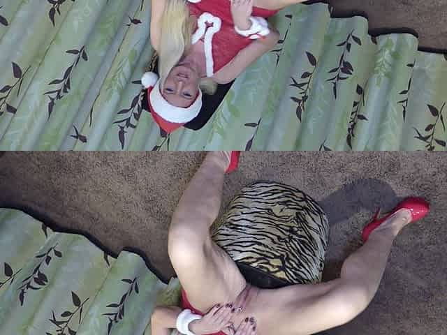 Santa Rosella Gets Fucked by a Christmas Elf Until She Gets a Creampie!