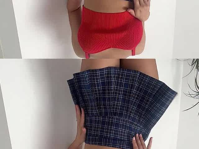 excited schoolgirl with a,azing Butt likes anal-plug in advance of classes