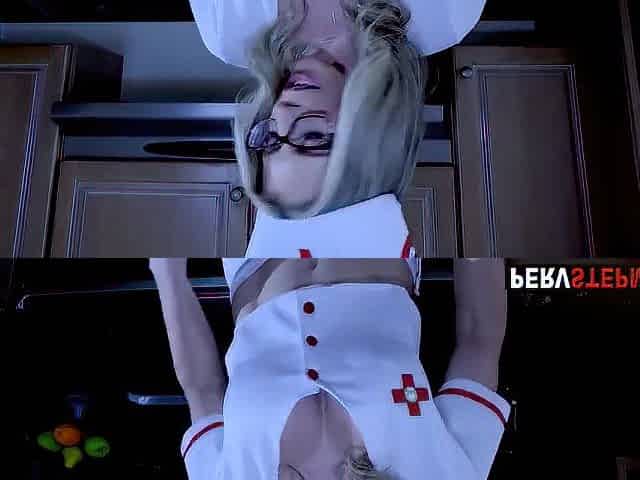 Huge Boobs Stepmum Ravaged As Slutty Nurse After She Gave A Blowjob To Him With Cory Chase And Perv-mom
