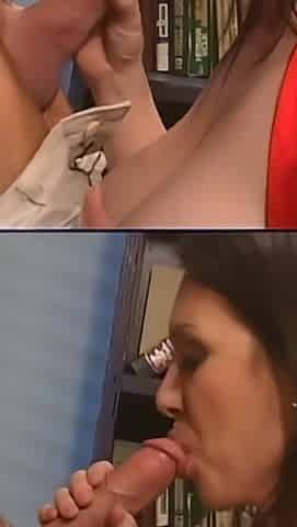 A Big Cock for a Busty Brunette in Heat
