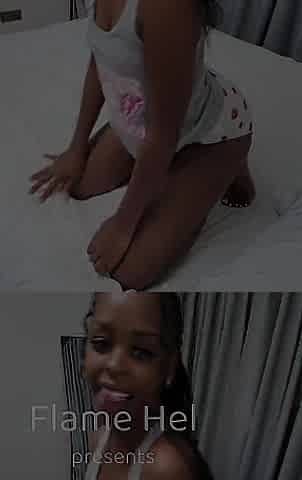 Stepdaughter Massages My Back with Her Titties and My Penis with Her Throat