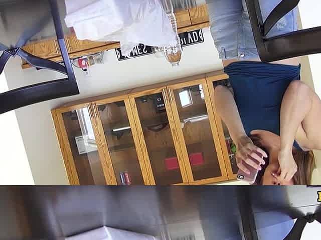 Chanel Preston's Gets An Unexpected Phone Screw - Coarse Kitchen Fuck By James Deen
