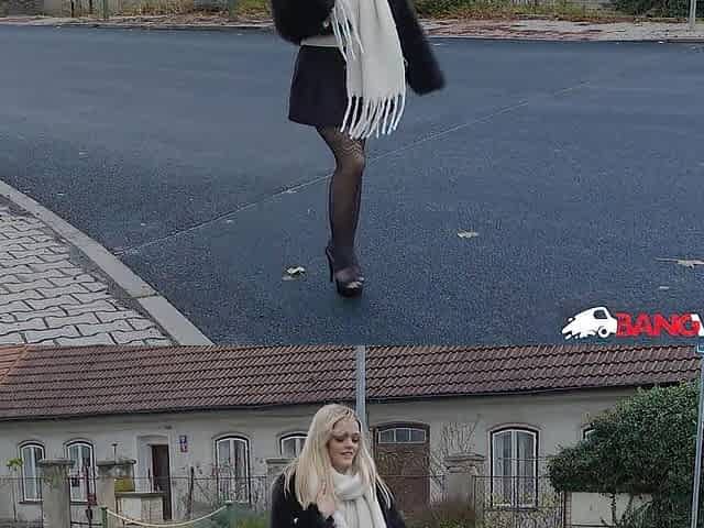 BangVan - French Sweetheart Jade Jador Helps Out Breasty RV Driver Jennifer Mendez