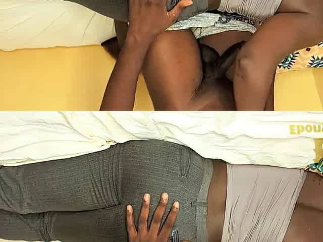 I invited my mate teacher to my second home in Kumasi; that babe was very sexually excited.