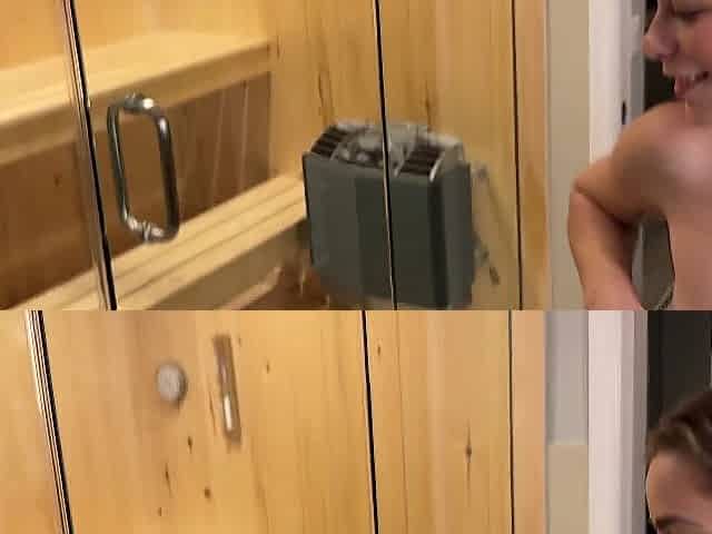 My Girlfriend & Her Step Mamma Share My Knob In The Sauna - Renee Rose - Cassie Bender - TeddyT