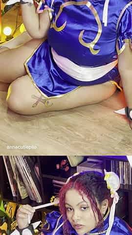 Chubby Girl Chun-li Photoshoot Making of Thick Curves Cosplay Behind Scenes