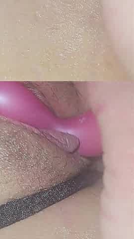 Hawt baby in ripped leggings getting her soaked vagina smashed with toys and having multiple orgasms