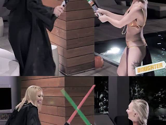 Horny cosplay party with Chanel Grey is turned into real swinger party