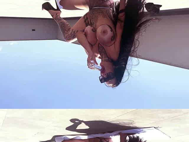 Masturbating in a beautiful spot