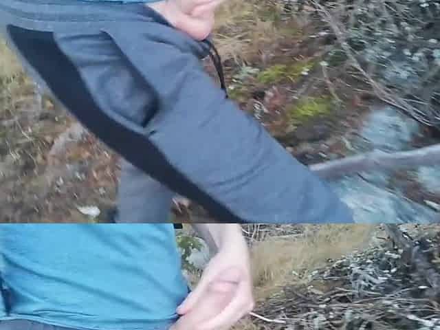 Exploring the nature #8 - Playing with my +8inch wang in the wild