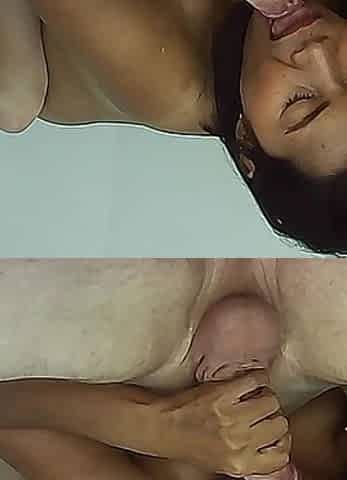 Thaiger Does 69 and Suck Joey Until He Comes in Her Mouth. Beautiful CIM