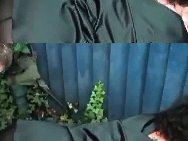 Grandma and grandpa outdoor