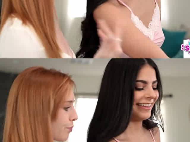 Depraved Whore Cutie Gostosa Sucks Off Her Stepbrother in front of Her Ally Madi Collins S4:E9