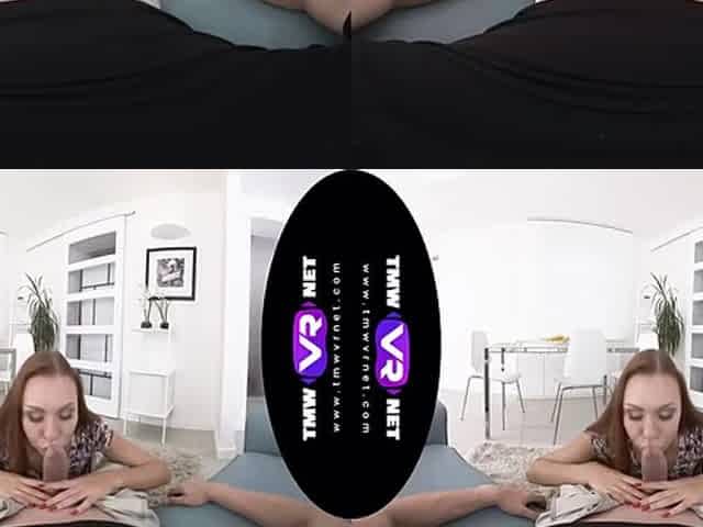 Cock Riding And Boobjob From A Hot Redhead With Virtual Reality And Morgan Rodriguez