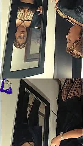 Sexy Breasty Blond mother I'd like to fuck Posing in Underware