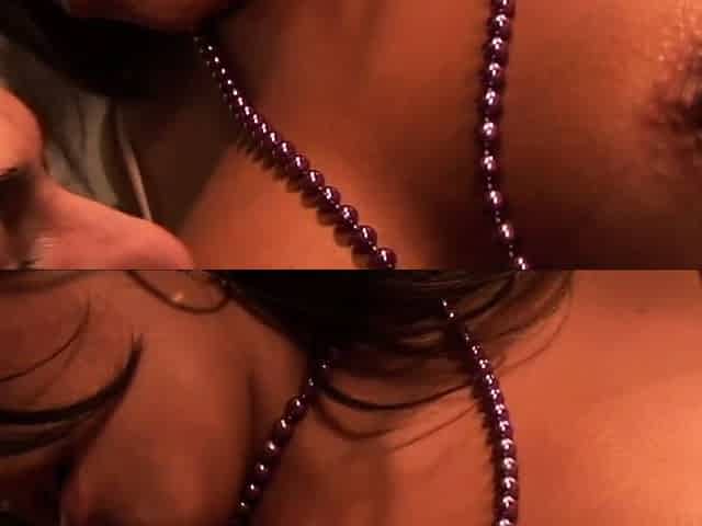 Fishnet clad street whores getting plunged in doggystyle