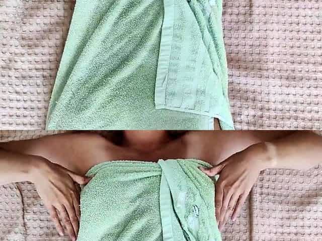 Solo Play: Saggy Stretched Tits