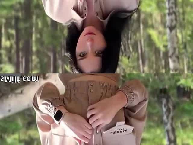Mysteriously Hot Blonde Babe Gives A Sensual In The Woods - Naomi Cruise And Ganna Fedas