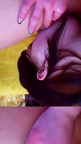 Hairy pussy MILF persuades young chick to have sex with her