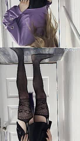 Slutty femboy kitty plays with her butt
