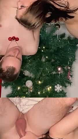 Christmas Creampie on Christmas Eve