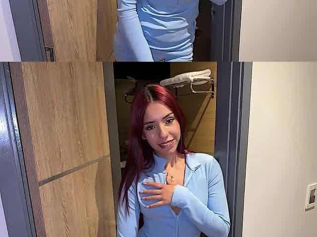 My superlatively good ally spies on me whilst I get willing and I surprise her!!