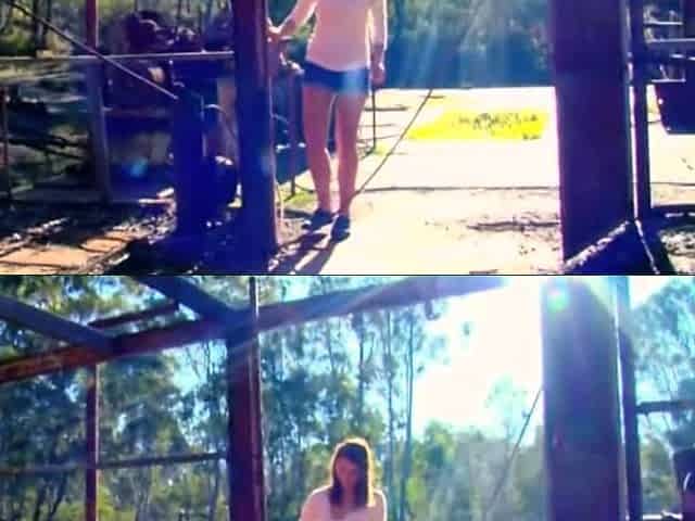 Amateur teen outdoor blowjob