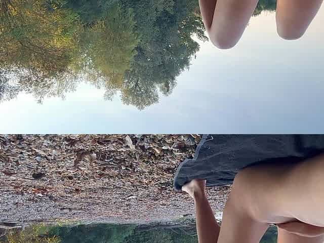 Nude Beach Tease: Helping a Follower Cum Hard