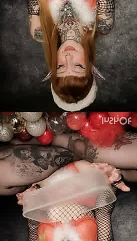 Mrs Claus Gives Golden Shower