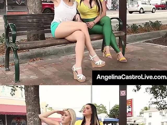 Cuban Queen Angelina Castro ding-dong Bangs Oriental Cristi Ann!
