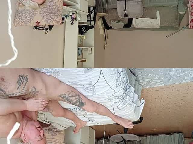 Naked Neighbor with Big Tits Sucks and Jerks off My Cock Until Cum Fills Her Mouth