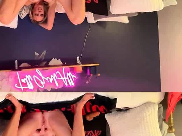 Webcam Blonde Anal Dildo Masturbation