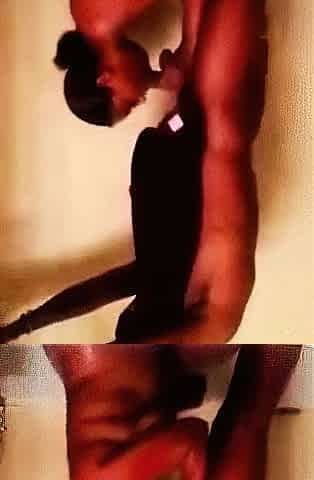 Black MILF with BIG boobs dancing and teasing