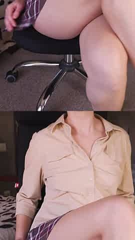 Hot College Girl Popping Balloons with Sexy Legs Asmr