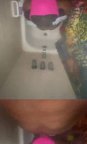 Sucking his knob in the shower previous to work
