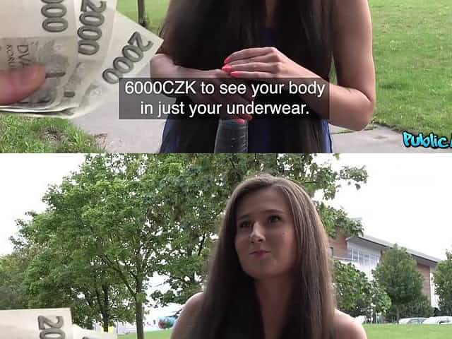 Public Agent - Skinny Booty Covered In Jizz 1 - Max Dyor