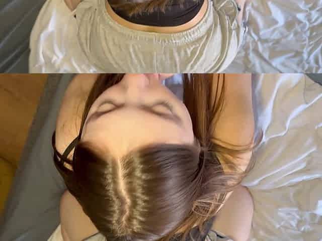 Russian stepsister agrees to suck his dick for the chocolate