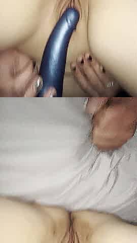 Amateur pair foreplay